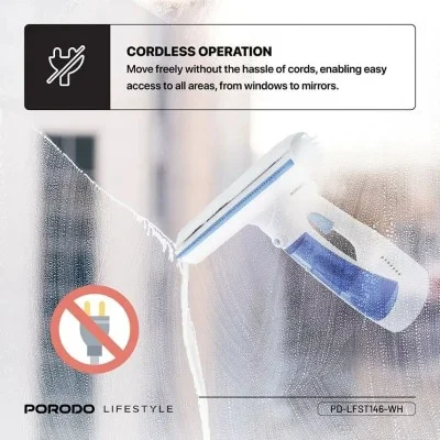 Porodo Lifestyle Handheld Window Cleaner - White